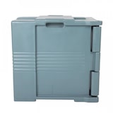 thumbnail of Conteneur isotherme 58,5 Litres GN, bleu ardoise, à chargement frontal