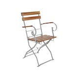 thumbnail of Gartensessel Armlehne Biergartensessel Gartenstuhl Akazienholz klappbar Balkon : Einzeln