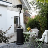 thumbnail of APANA 14KW Gas Heizpilz Bellamente ONE Gasheizstrahler für Terrasse Balkon Garten mit Transportrollen Umkippsicherung und Abschaltautomatik in schwarz