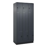 thumbnail of C+P Z-Spind, Classic PLUS, Sockel, 6 Abteile, 1950x900x500mm, 7016/7016