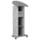 thumbnail of VCM Stehpult Redola Beton-Grau H. 110 bis 120 cm x B. 56 cm x T. 37 cm