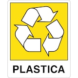 thumbnail of cartello alluminio 250x310 mm plastica - raccolta differenziata