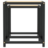 thumbnail of Mesas de centro 2 unidades MDF roble Sonoma