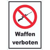 thumbnail of Waffen verboten Schild A0 (841x1189mm)
