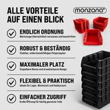 thumbnail of Deuba Wandregal mit Stapelboxen und Werkzeughalter Werkstattregal 86tlg 2 Stück