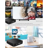 thumbnail of Tv Box Android UHD Quad Core 2.0 Ghz Affichage LED 4K Support Wifi SD Noir YONIS