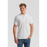 thumbnail of Fruit of the Loom 65/35 Polo Farbe: weiß Größe: 5XL