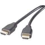 thumbnail of SpeaKa Professional HDMI Anschlusskabel HDMI-A Stecker 3.00 m Schwarz SP-8821980 4K UHD, Audio Retur