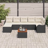 thumbnail of vidaXL Garten-Sofa-Set 8 pcs Schwarz und Weiß