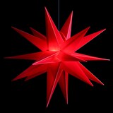 thumbnail of Sterntaler Stern 18 Zacken rot 65 cm