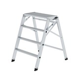 thumbnail of PROREGAL Klapppodest einseitig begehbar | 3 Stufen | nivello Leiterschuhe | Aluminium