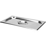 thumbnail of Gastro Behälter, Gastronomiebehälter Deckel Edelstahl GN 1/3 325x176mm