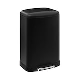 thumbnail of Poubelle en Métal Noir 50 Litres ouverture à pédale