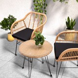 thumbnail of CASARIA® Polyrattan Balkonset Lounge Set mit Auflagen