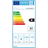 thumbnail of PKM Kopffreihaube S26-60 BWTY - 60cm, weiß, Glas, LED, Dunstabzugshaube