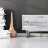 thumbnail of Möbelfuß verstellbar Sofafuß belastbar bis 50 kg Stahlrohrfuß Sockelfuß Tischbein Rund Edelstahl