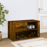 thumbnail of vidaXL Schuhschrank Räuchereiche 80x35x45 cm Holzwerkstoff