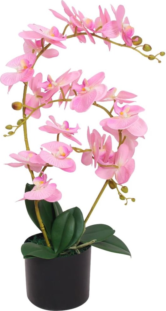 Décoshop26 - Künstliche Orchidee mit Topf 65 cm rosa DEC021905 DEC021905