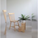 thumbnail of WellHome - Taburete ESCALON fabricado en madera-acabado sin barniz 40x30x40 cm