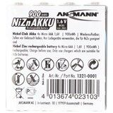 thumbnail of Ansmann Nickel Zink LR03 AAA NiZn Akku 1,6 Volt 900mWh im 4er Set
