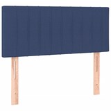 thumbnail of vidaXL Boxspringbett mit Matratze & LED Blau 90x190 cm Stoff