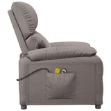 thumbnail of vidaXL Massagesessel Elektrisch Taupe Stoff