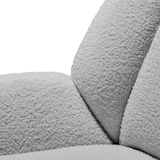 thumbnail of tectake Sillón de bouclé KJELD, acolchado, soporta hasta 120 kg  Gris Claro