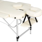 thumbnail of 3 Zonen Massageliege mit 5cm Polsterung und Aluminiumgestellbeige