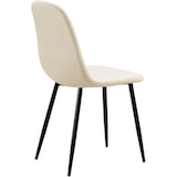 thumbnail of Sedia da pranzo in velluto Baxter crema