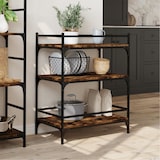 thumbnail of vidaXL Keukentrolley 65x40x86,5 cm bewerkt hout gerookt eikenkleurig