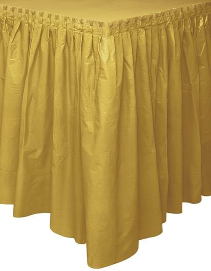 Tischverkleidung / Skirting gold
