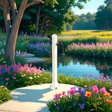 thumbnail of Sined ACQUA PRO Fonte de polietileno de jardim com pistola de pulverização, branca