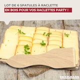 thumbnail of Set mit 12 Holz-Raclettespateln 13 cm Fackelmann Wood Edition