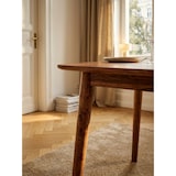 thumbnail of Sheeshamholz Esszimmertisch, robust und langlebig im Landhausstil. 80x80x78 cm | Kadima Design