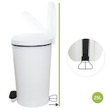 thumbnail of Cubo con pedal Pedalbin Oval 25 litros. Color Blanco