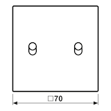 thumbnail of Jung Abdeckung mit Kipphebel ES 12-5 R 1 ES12-5R1