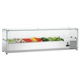 thumbnail of Vitrine Réfrigérée Saladette à Ingrédients - 6 bacs GN 1/3 - Largeur 1.4m
