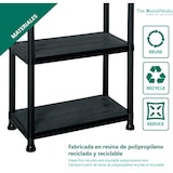 thumbnail of Estantería Almacenaje Resina 5 Baldas 60 * 30 * 173 cm Plástico Polipropileno | Resiste hasta 125kg| Con Fijaciones a Pared | Multiusos The HomeWeeks