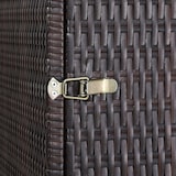 thumbnail of Casaria Mülltonnenbox Rattan Braun