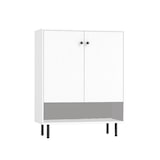 thumbnail of COSTWAY comodino in legno, cassetti con scaffali regolabili e 2 porte, armadio comodino, armadio a buffet, armadio cucina