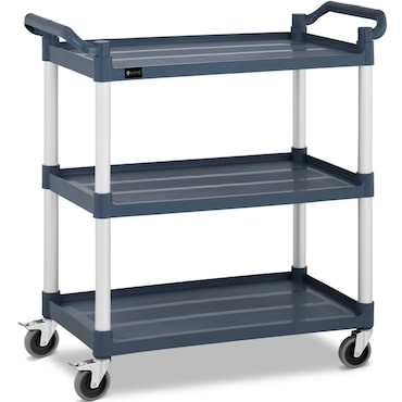 Royal Catering Carro de servicio - 3 estantes - 150 kg