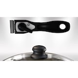 thumbnail of Batterie de cuisine revêtement pierre avec manche amovible 5 pièces noir  HG8051-BLK usage non-intensif Herzberg