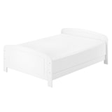 thumbnail of Weißes Bett Seniorenbett extra hoch 140x200 weiß Zubehör wählbar V-60.44W-14 Rollrost und Matratze inkl.