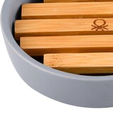 thumbnail of Benetton - 3-teiliges Badezimmerzubehör-Set (Glas + Seifenspender + Seifenschale) Tevere Grey Keramik