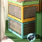 thumbnail of Joybos - Set di 2 contenitori porta abiti, 56 L (28x2), pieghevoli, in plastica