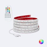 thumbnail of Ledkia Tira LED RGB 220V SMD5050 Silicone FLEX 60 LED/m Ancho 12 mm IP67 Corte 100 cm a Medida con Mando 25 m