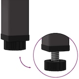 thumbnail of vidaXL Verhoogde Tuin Plantbak Zwart 100 x 26 x 82 cm Staal