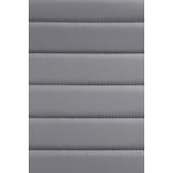 thumbnail of Cadeira de escritório em imitação de pele Havana cinza