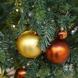 thumbnail of WellHome - Packung mit 100 goldenen Weihnachtskugeln in einer Tube