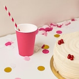 thumbnail of 200 Pappbecher FSC Mix fuchsia Ø74mm 240ml Nachhaltig, stabil, für Getränke